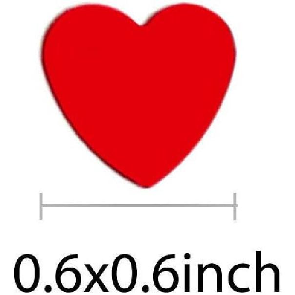 Heart Confetti Red Valentine's Day Table Confetti Metallic Foil for Party Wedding Happy Birthday Baby Showe Bridal Shower Festival Theme Party