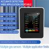 A84X-2X 6 In 1 PM2.5 PM10 HCHO TVOC CO CO2 Air Quality Detector CO CO2 Formaldehyde Monitor Office Air Quality Tester,White
