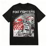 Foo Fighters 2026 MadCool Music Festival Skull Eye Pattern Rock Band Mens and Womens Universal ShortSleeved Cotton TShirt