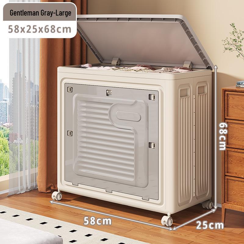 Large Capacity Foldable Clothing Organizer with Wheels