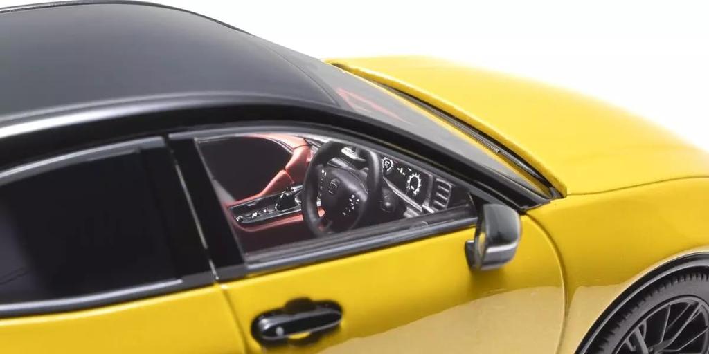 Kyosho Original 1/43 Toyota Crown Sports RS (Yellow) Ready-to-Run Model KS03937Y
