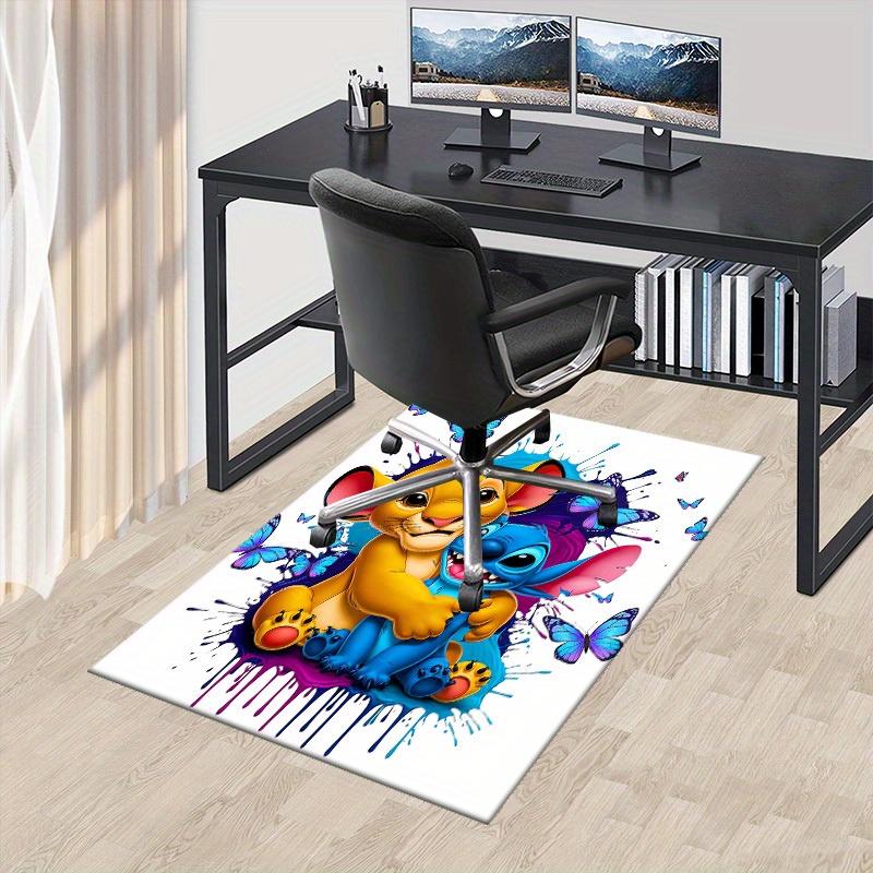 1pc,Home Decor Carpet, Office Rug, Chair Pad, Outdoor Mat, Gift Idea - Cute Lion King & Stitch Design