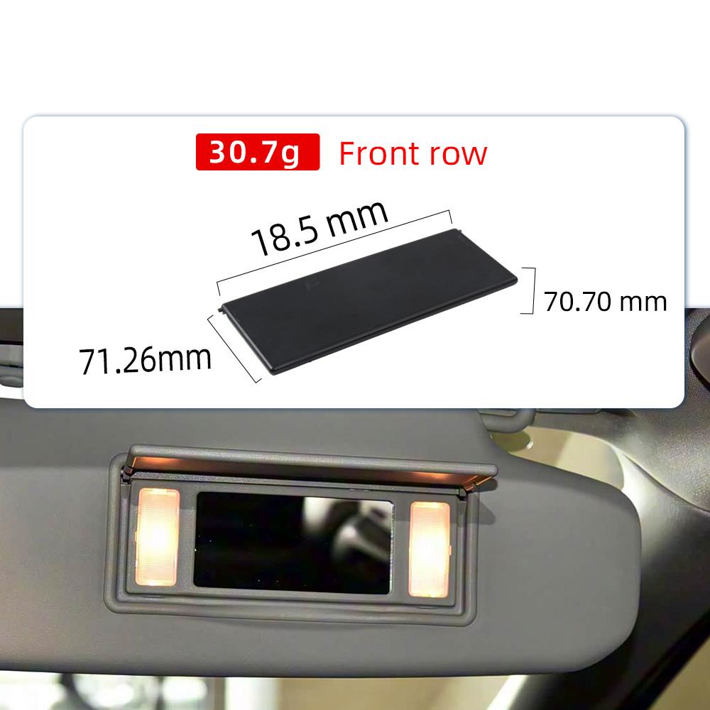 Black/Gray/Beige Sun Visor Vanity Mirror Lamp Cover Car Interior Parts Replacement For Volvo S60 V40 V60 31377715