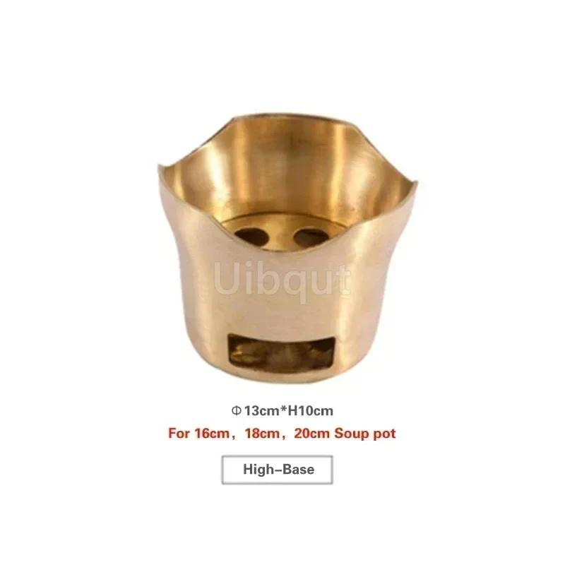 Southeast Asian style tableware Two-ear pot Rice cooker Brass Thai Cuisine soup pot Curry pot with two ears Thai tableware