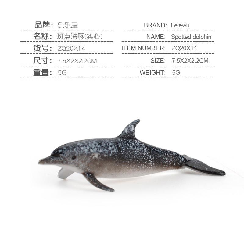 Mini Sea Animal Action Figure Dolphin Shark Whale Turtle Marine Creatures Model Ornaments Gifts For Boys Girls