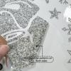 Festive Aesthetic Christmas Stickers Window Holiday Stickers Christmas Tree Window Sticker Golden Electrostatic Adhesion