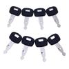 JEENDA (8) Ignition Keys RC411-53933 459A RC461-53930 for Kubota Mini Excavator Backhoe Skid Steer Track Loader KX121-3 KX161-3 KX41-3 KX71-3 KX91-3