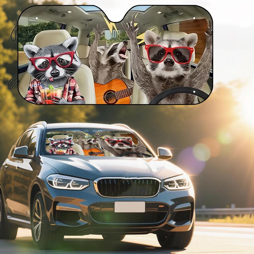 Universal Foldable Car Windshield Sun Visor for Heat and Sun Protection