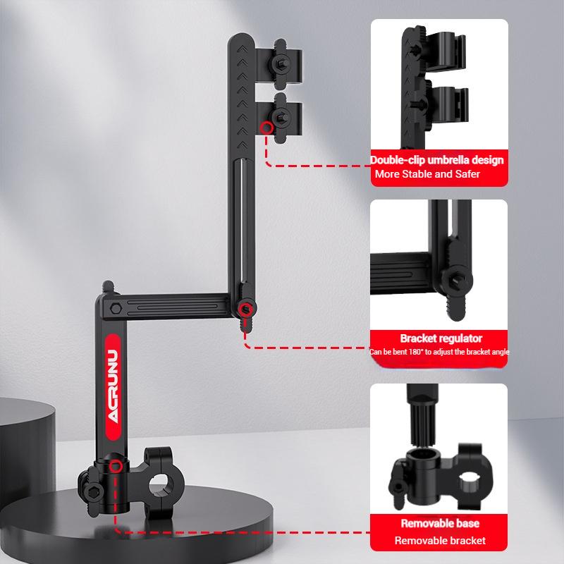 

Bicycle Parasol Support Frame, Electric Vehicle Umbrella Bracket, Battery Car Umbrella Frame, Baby Stroller Umbrella Holder красный