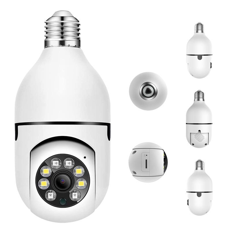 A6 Light Bulb Camera HD Wireless WiFi Night Vision Security Camera Motion Detection Baby Monitor