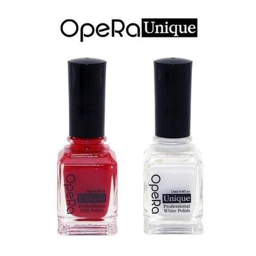 

OpeRa Unique Renewal Red White Polish