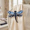 Elegant Rhinestone Brooch Zinc Zinc Alloy Women Brooches Gifts Crystal Dragonfly Badge Pin  Blazer