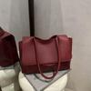 Single Shoulder Bags for Women Large Hobo Shopper Bag Solid Color Quality Crossbody Handbag Lady Travel Tote Bags