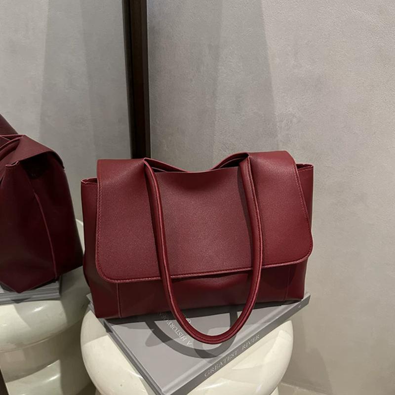 Single Shoulder Bags for Women Large Hobo Shopper Bag Solid Color Quality Crossbody Handbag Lady Travel Tote Bags