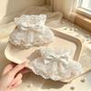 Ruffled Lace Lolita Wrist Cuffs Floral Lace Sweater Cuff Covers Hand Sleeves  Maid Cosplay