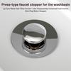 -up Core Water Hair Filter Screen -odor Disassembly Universal Push-button Sink Plug Water Stopper