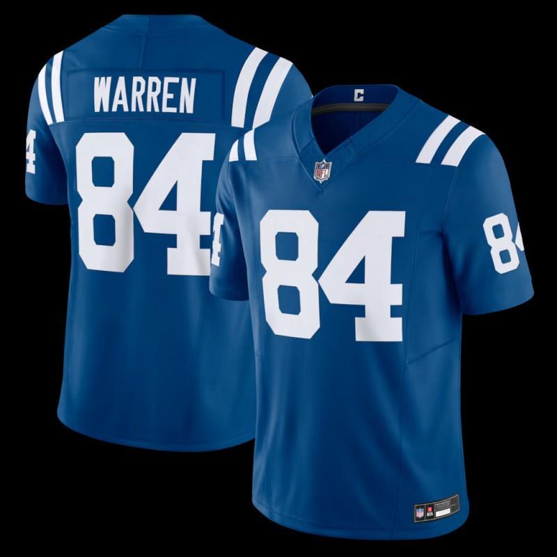 Indianapolis Colts 84 Tyler Warren Football Jersey Men Sports Uniform