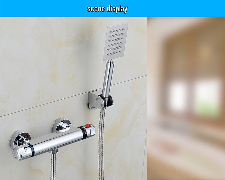 All-Copper Concealed Thermostatic Shower Mixer Valve for Solar Water Heater