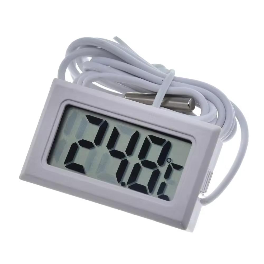 Mini Digital LCD Thermometer TPM-10 Auto Temperature Sensor for Fridge/Freezer with Magnetic Back