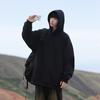 Heavyweight Hooded Sweatshirt for Men and Women In Autumn and Winter New American Style Drop Shoulder Loose Wide Version Solid Color Coat Hoodie