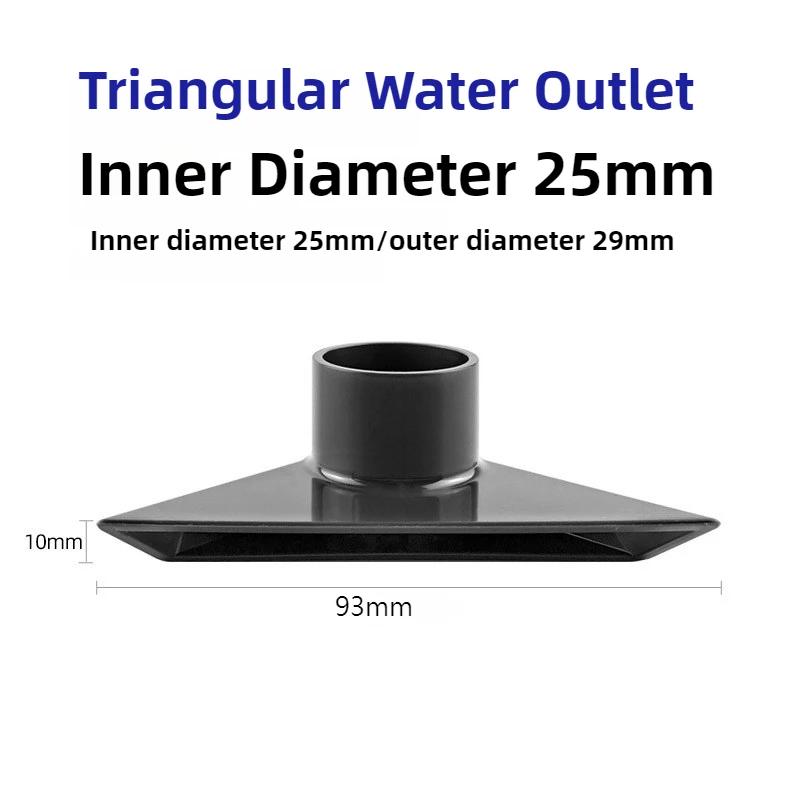 PVC Black Fish Tank Water Pipe Plastic Tube Fittings Elbow Joint Duck Bill Water Outlet Aquarium Accessories Water Inlet Pipes