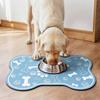 Diatomaceous Mud Absorbent Pet Placemat For Food And Water Bowl With Waterproof Quick-Dry Rubber Backing Non-Slip Home Pet Mat