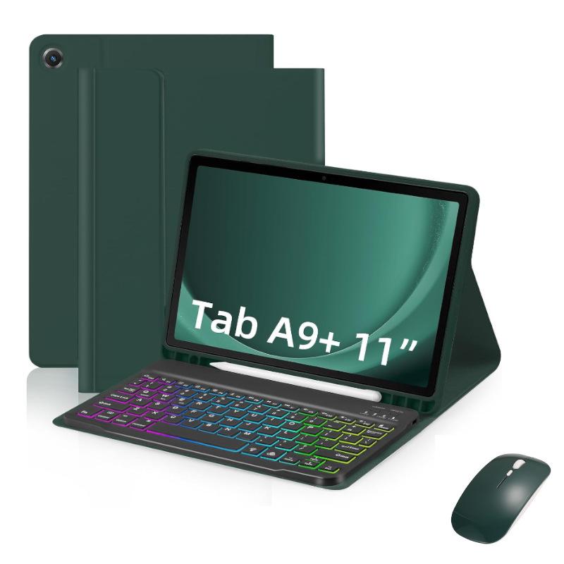 Husă cu tastatură Bluetooth pentru tabletă Samsung A9Plus10FE+ și bară mouse spaniolă