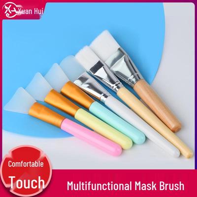 Silikon-Gesichtsmaskenpinsel mit weichen Borsten für Beauty und Make-up-Anwendung.
