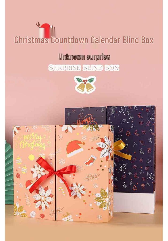 2025 Weihnachtskalender Countdown-Geschenkbox - Leer und Ideal für Kleine Überraschungen