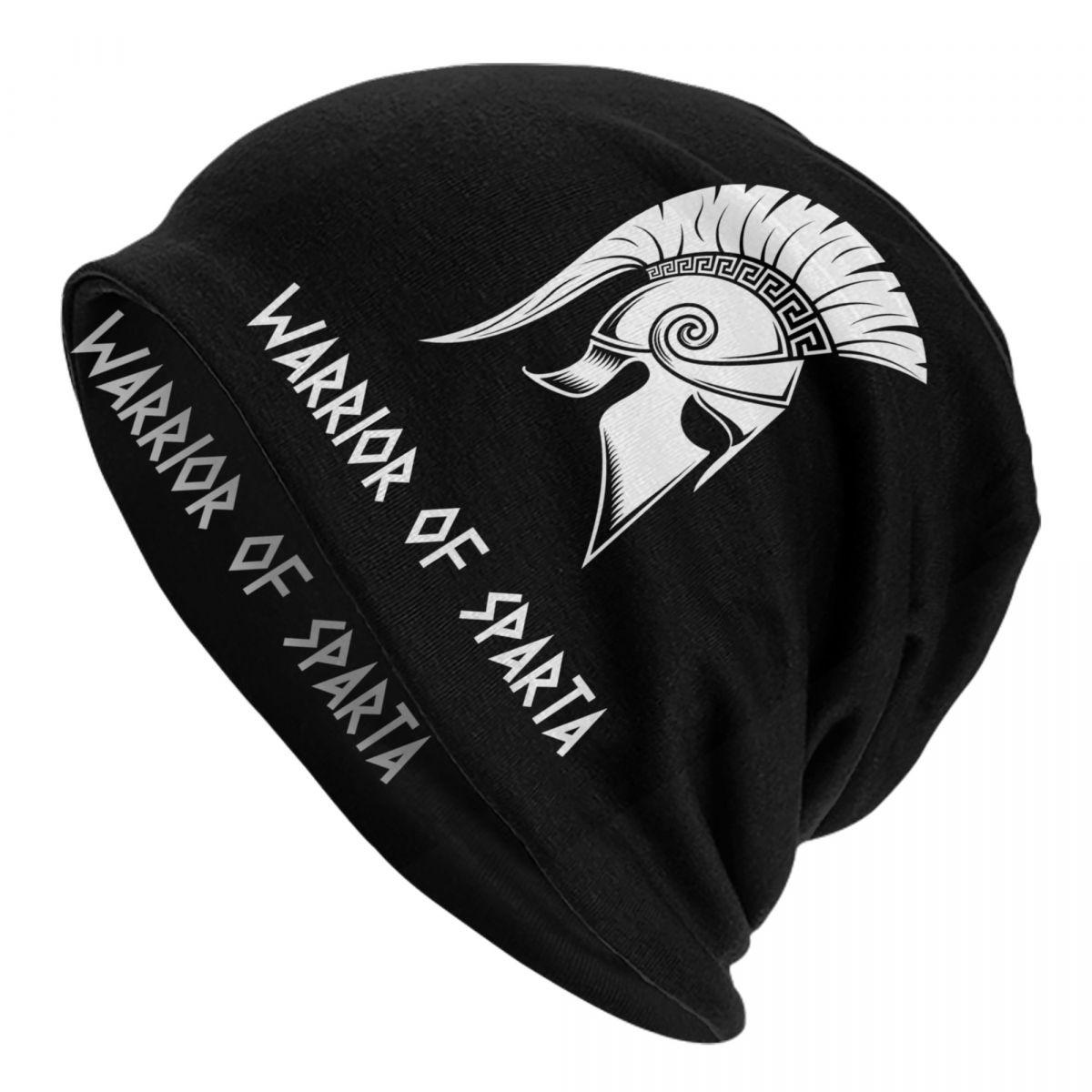 

Custom Warrior Of Sparta Beanie Cap Unisex Winter Bonnet Homme Knitted Hats Cool Outdoor Ski Spartan Skullies Beanies Caps Beanies Hat