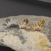 Zirkon Edelstahl Damen Ohr- und Lippenpiercing Stecker