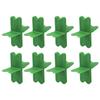8 Pcs Deck Spacer 4 Thickness PP Deck Board Spacing Tool for Patio Balcony Poolside Dock Green 8 Pcs
