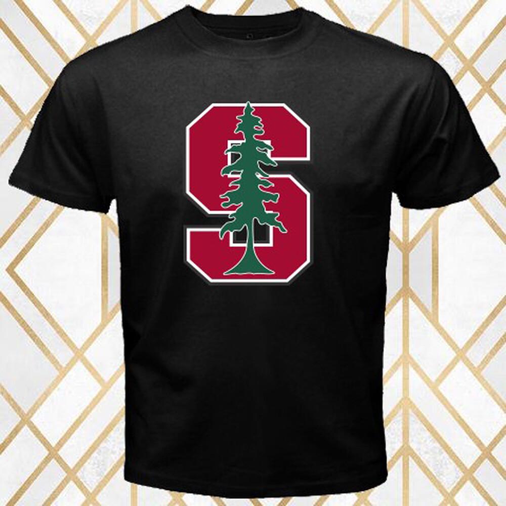 Stanford University Men s Black T-Shirt Size S 3XL S