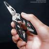Pinza da pesca multifunzione, sgancia-amo ad anello diviso, accessori per attrezzi da pesca, taglia-filo in acciaio inossidabile