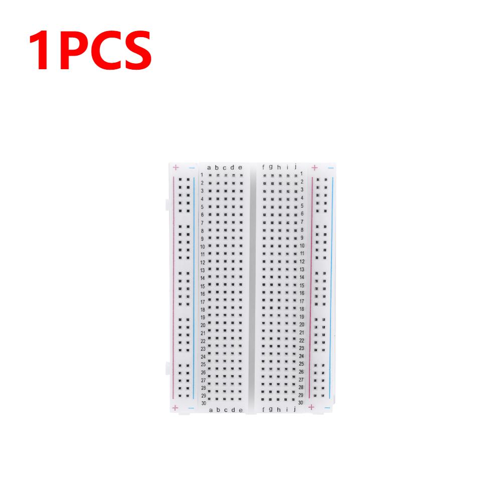1-30pcs 400 Tie Points Solderless PCB Breadboard Mini Universal Test Protoboard DIY Bread Board for Bus Test Circuit Board