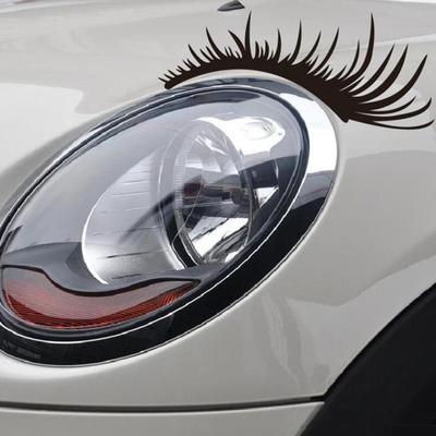 Yousheng 2ks Samolepky Řasy na Auto Vtipná Samolepka na Světlomet Auta Voděodolné Samolepky Falešné Řasy na Zadní Dveře Lednici Zeď Okno Dekorace Vozidla Dárky