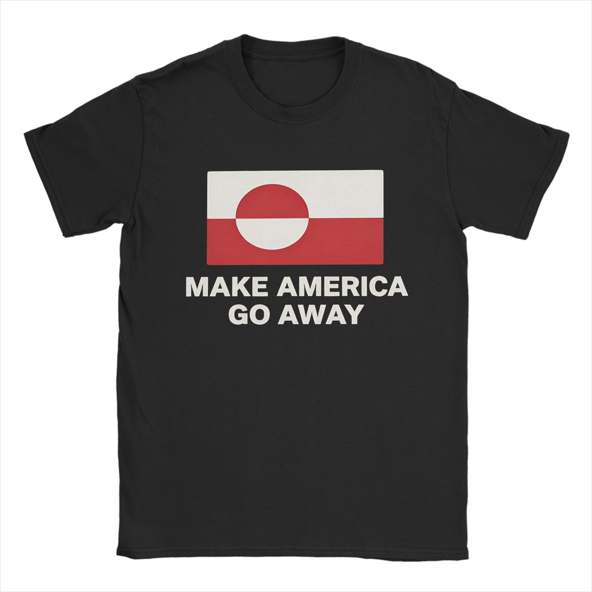 

Unisex Womens MAGA T Shirts Greenland 100 Cotton Tops Creative Short Sleeve Crewneck Tee Shirt Gift Idea TShirts S