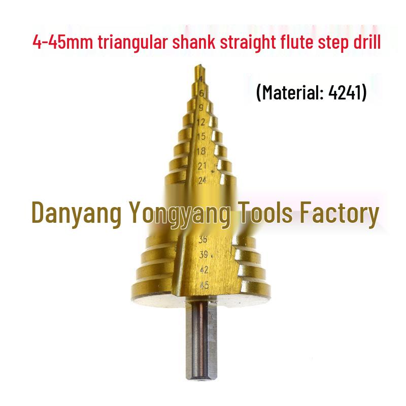 4-45mm Multifunctional Step Drill Bit: Pagoda Cone Reamer & Aluminum Film Hole Puncher