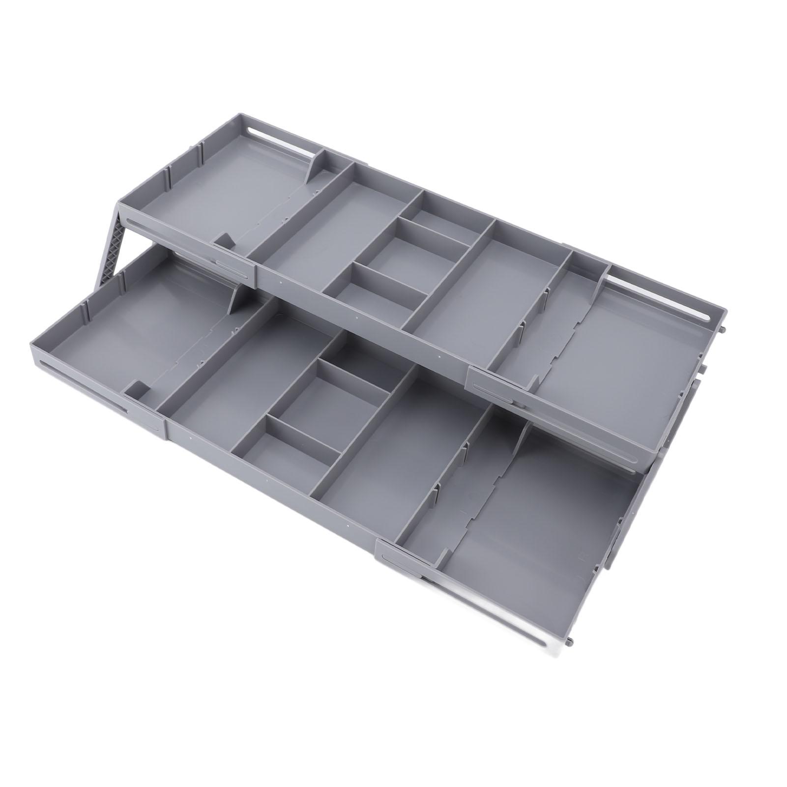 

Drawer Organizer Single Row Expandable Folding Jewelry Organizer Tray Earring Storage Display Case for Office Bathroom Type 1