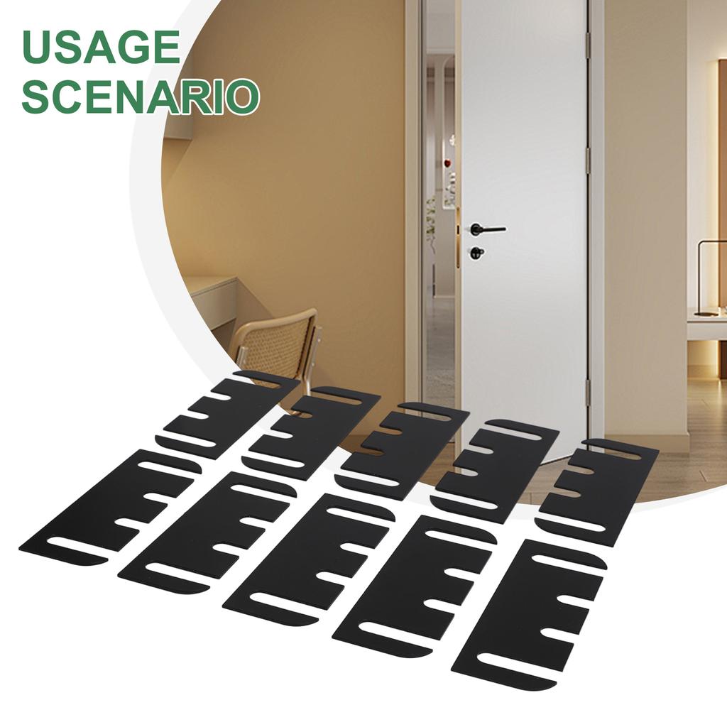 10 Pack For Door Hinge Shims for Repair Kit 4 Inch Designed to Fix Misaligned For Doors and Fill For Door Gaps with Standard Fit