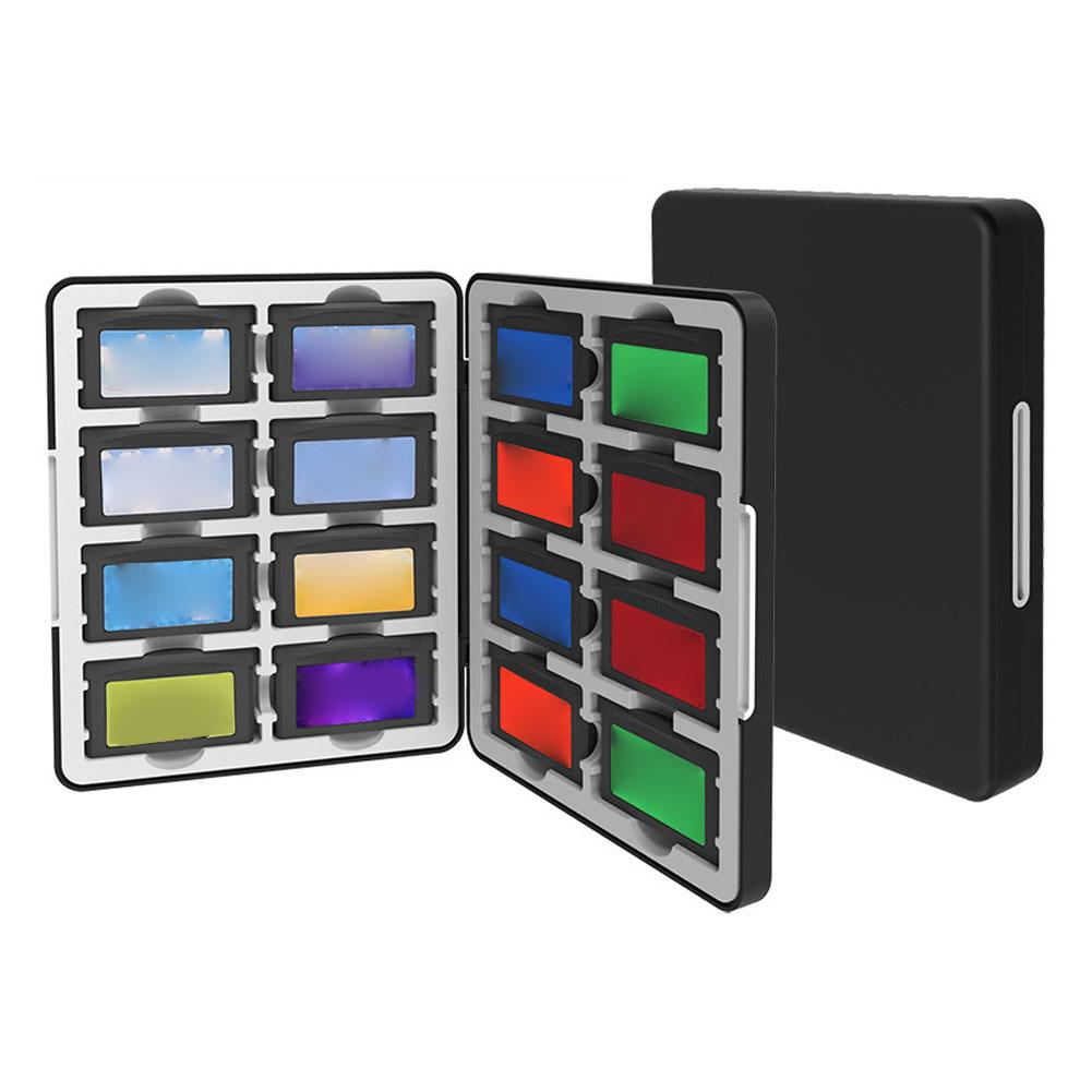 For GBA 16-in-1 Game Card Storage Box Magnetic Organizer For GAME BOY ADVANCE ABS Hard Shell Protective Game Card Accessory