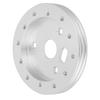 Universal Steering Wheel to Grant 3 Hole 0.5in Hub Spacer Pad for 6 Hole Adapter(Silver)