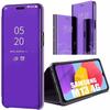 Case for Samsung Galaxy M13 Purple Full Body Anti-Scratch Shockproof Elegant Mirror Effect