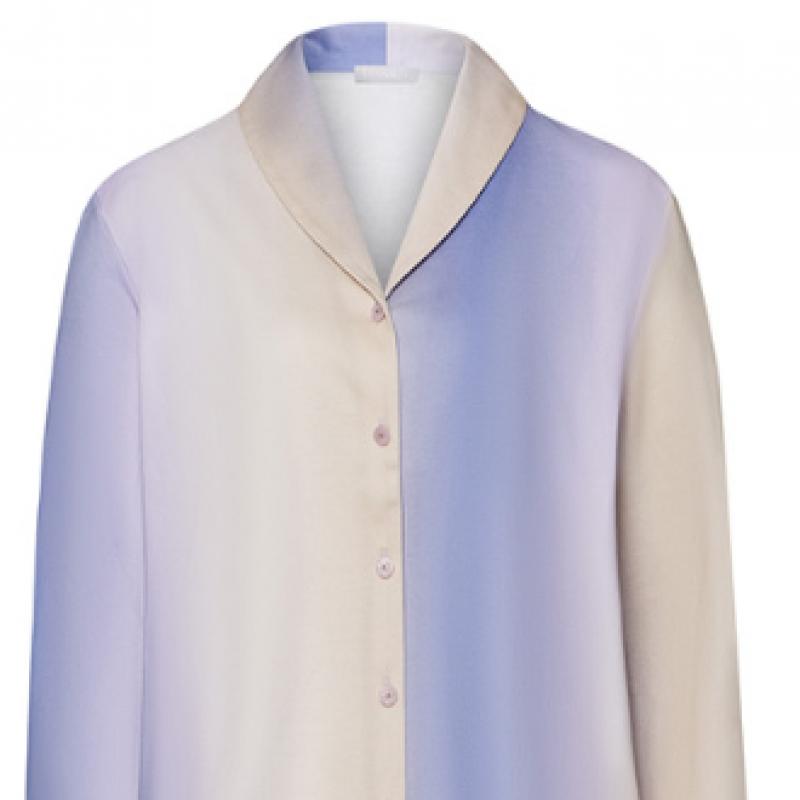 Hanro Long Sleeve Shirt  74881 Sunrise Ombre 