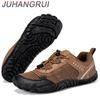 Summer Large Size Outdoor Sports Trekking Shoes Breathable Mesh Rubber Sole Non-slip Fishing Hiking Diving Beach Walking Shoes
