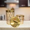 Gold-plated Food Storage Jar Acrylic Storage Box Decorative Jar Sealed Jar  Home Decor