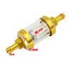 8mm CNC Aluminum Alloy Glass Gas Fuel Gasoline Oil Filter Moto for Dirt Pit Bike 125/140/150/160cc CRF70 90 110 TTR100 110 KLX65