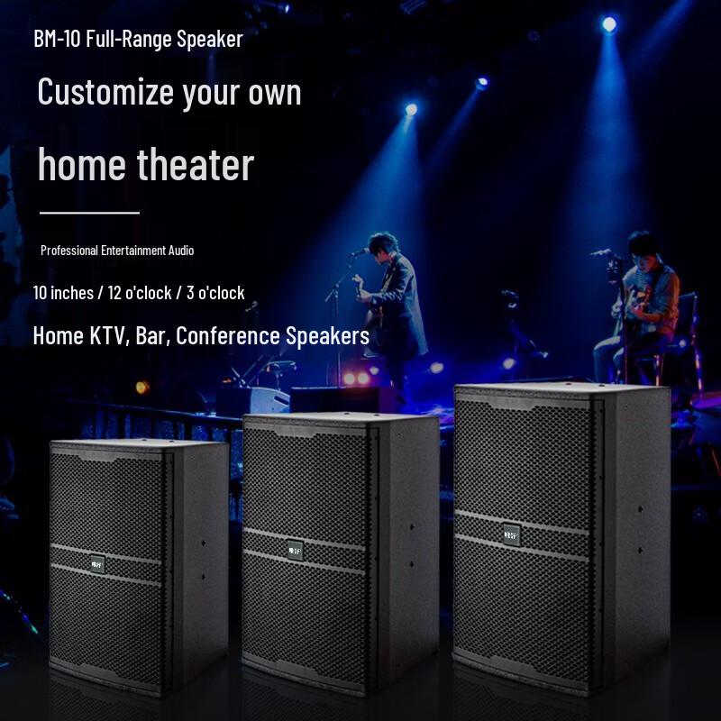 Weishu BM-10 Professional Full-Range Audio Speaker (CN Version)