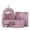 New travel backpack spring wear-resistant backpack women's fashion junior high school student cute schoolbag