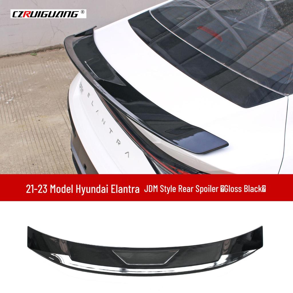 23-Model Hyundai Elantra Custom Body Kit: Front Splitter, Lip, Side Skirts, Louvers, Rear Spoiler, and Corner Protectors